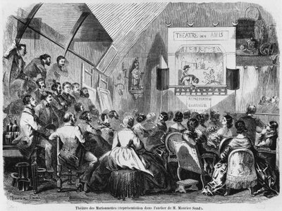 Puppet show in Maurice Sand